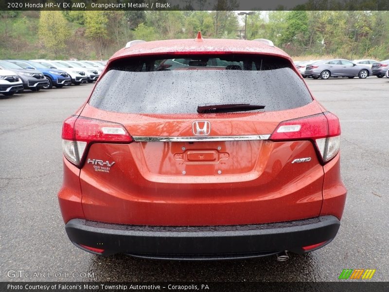 Orangeburst Metallic / Black 2020 Honda HR-V EX AWD