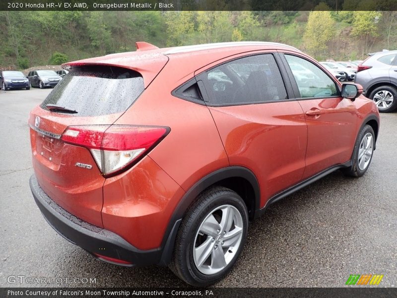Orangeburst Metallic / Black 2020 Honda HR-V EX AWD