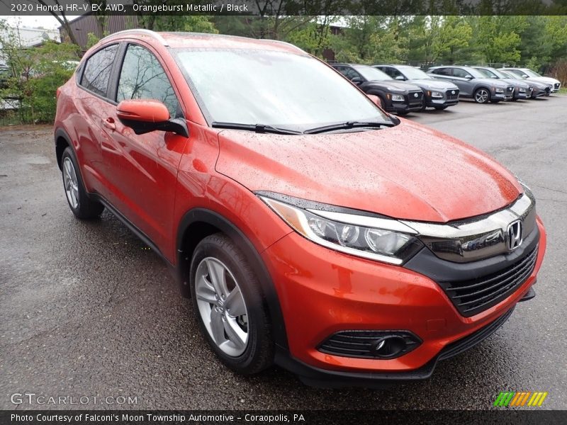 Orangeburst Metallic / Black 2020 Honda HR-V EX AWD