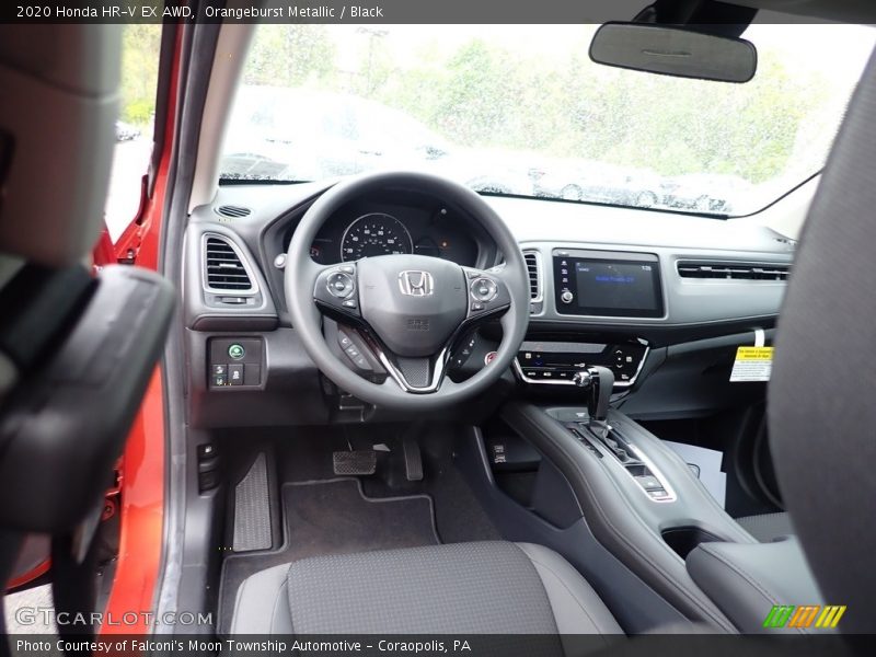 Orangeburst Metallic / Black 2020 Honda HR-V EX AWD