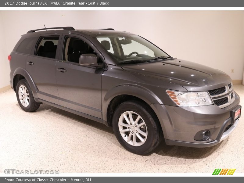 Granite Pearl-Coat / Black 2017 Dodge Journey SXT AWD