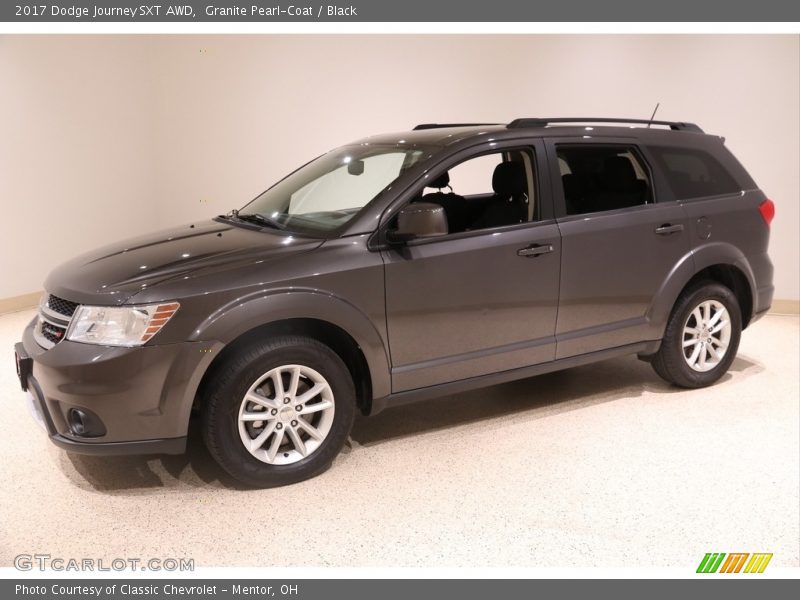 Granite Pearl-Coat / Black 2017 Dodge Journey SXT AWD