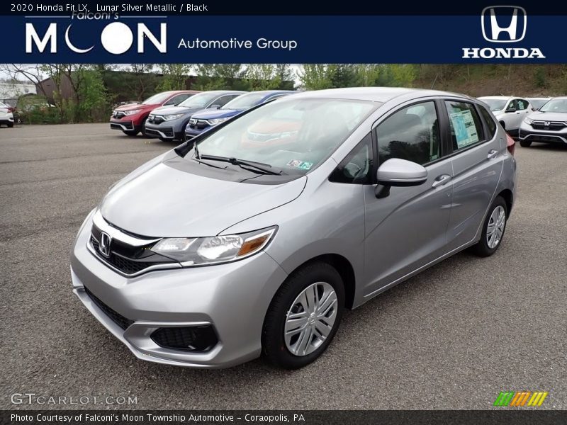 Lunar Silver Metallic / Black 2020 Honda Fit LX