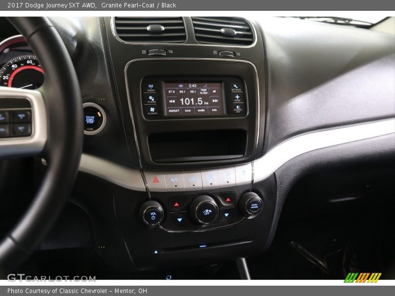 Granite Pearl-Coat / Black 2017 Dodge Journey SXT AWD