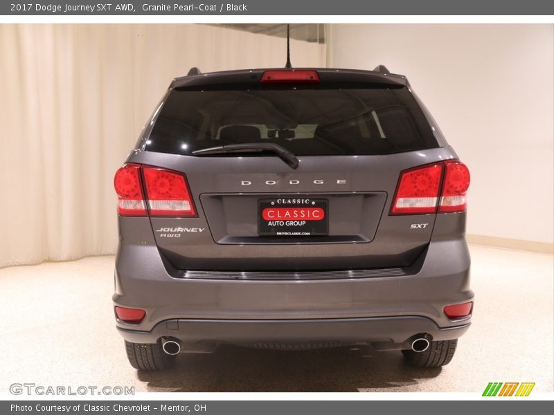 Granite Pearl-Coat / Black 2017 Dodge Journey SXT AWD