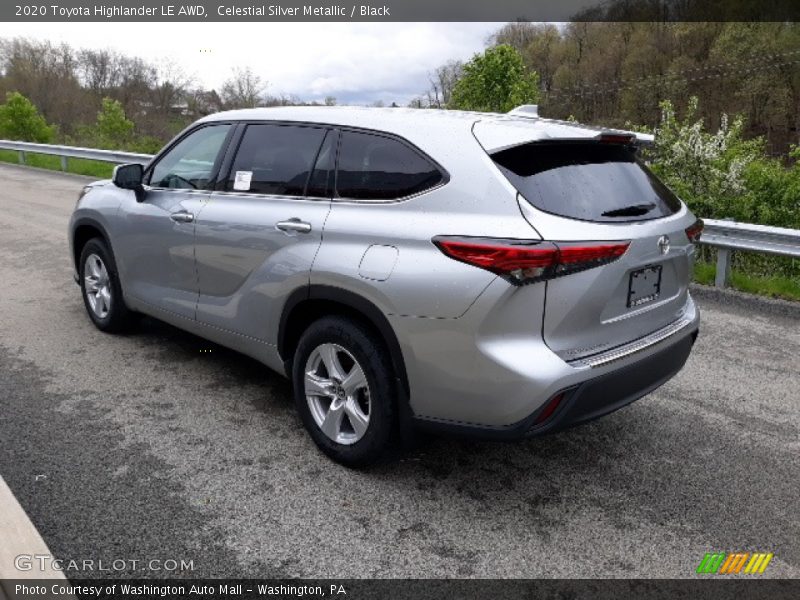 Celestial Silver Metallic / Black 2020 Toyota Highlander LE AWD