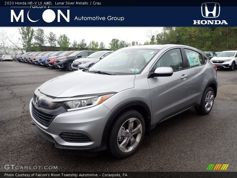 Lunar Silver Metallic / Gray 2020 Honda HR-V LX AWD