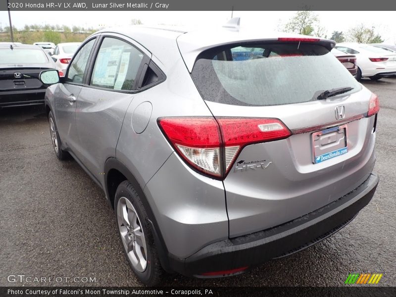 Lunar Silver Metallic / Gray 2020 Honda HR-V LX AWD