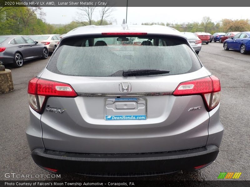 Lunar Silver Metallic / Gray 2020 Honda HR-V LX AWD