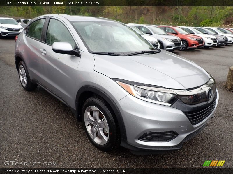 Lunar Silver Metallic / Gray 2020 Honda HR-V LX AWD