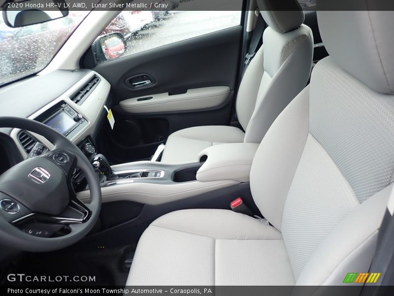 Lunar Silver Metallic / Gray 2020 Honda HR-V LX AWD