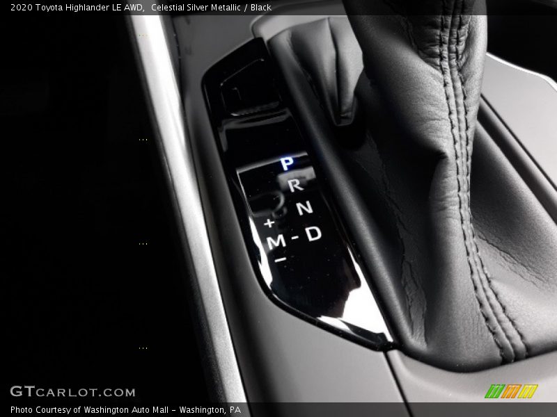 Celestial Silver Metallic / Black 2020 Toyota Highlander LE AWD