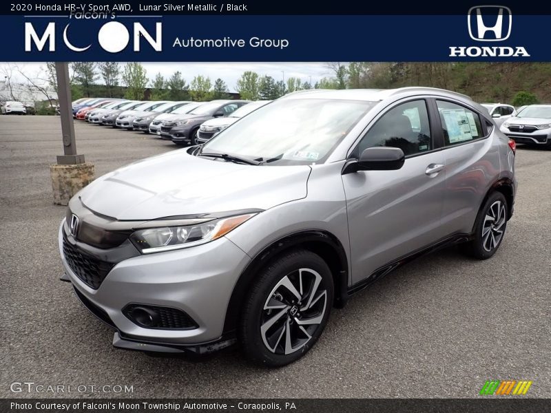 Lunar Silver Metallic / Black 2020 Honda HR-V Sport AWD
