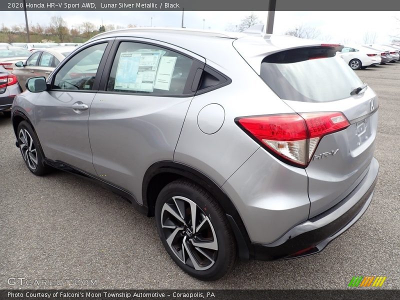 Lunar Silver Metallic / Black 2020 Honda HR-V Sport AWD