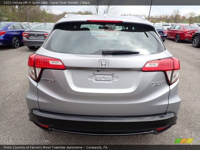 Lunar Silver Metallic / Black 2020 Honda HR-V Sport AWD