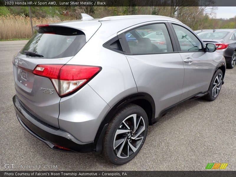 Lunar Silver Metallic / Black 2020 Honda HR-V Sport AWD