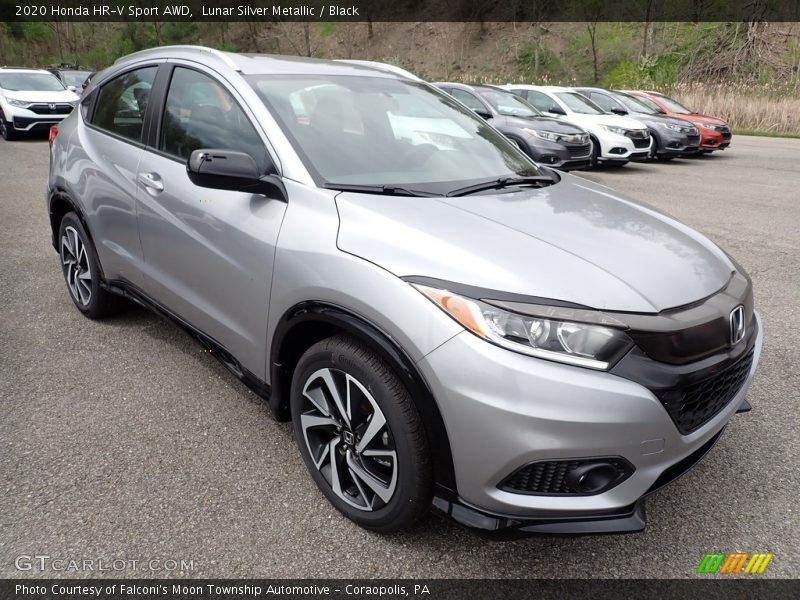 Lunar Silver Metallic / Black 2020 Honda HR-V Sport AWD