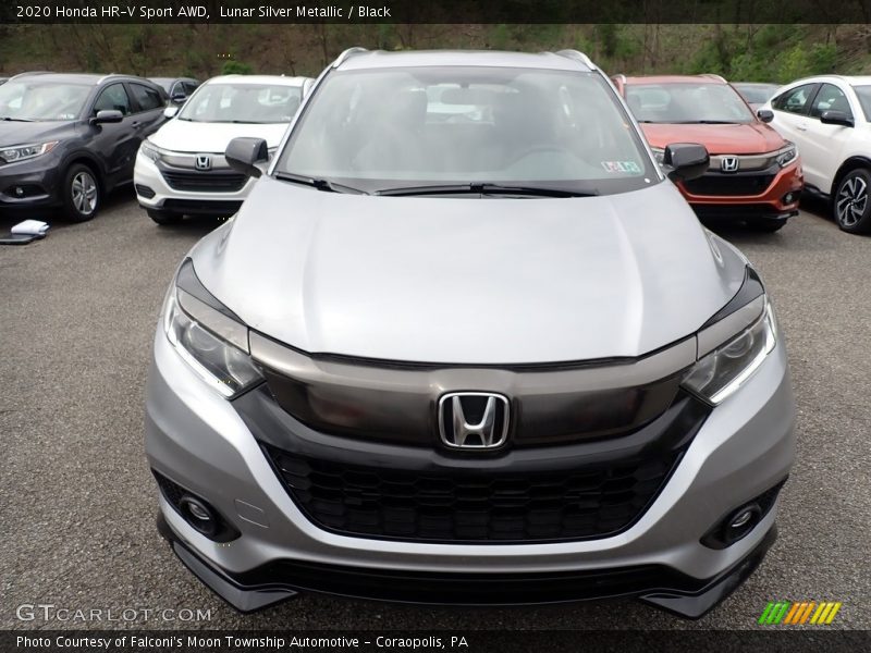Lunar Silver Metallic / Black 2020 Honda HR-V Sport AWD