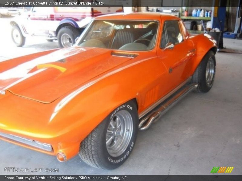 Sunset Orange / Black 1967 Chevrolet Corvette Stingray