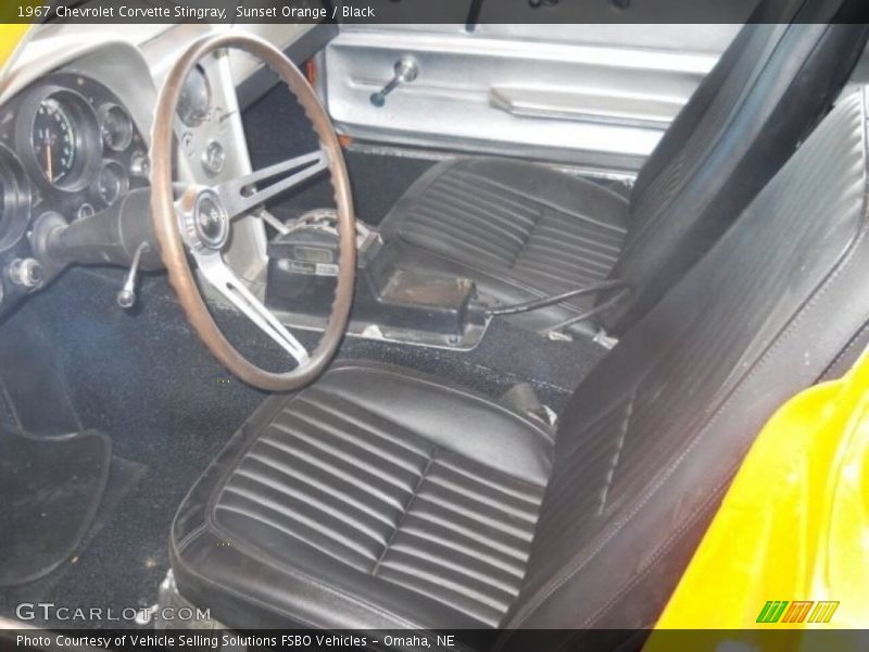 Sunset Orange / Black 1967 Chevrolet Corvette Stingray