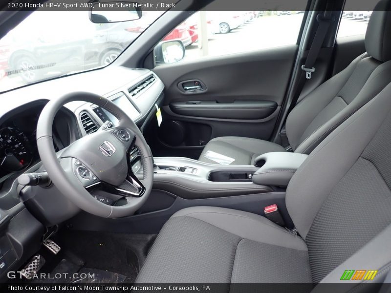 Lunar Silver Metallic / Black 2020 Honda HR-V Sport AWD
