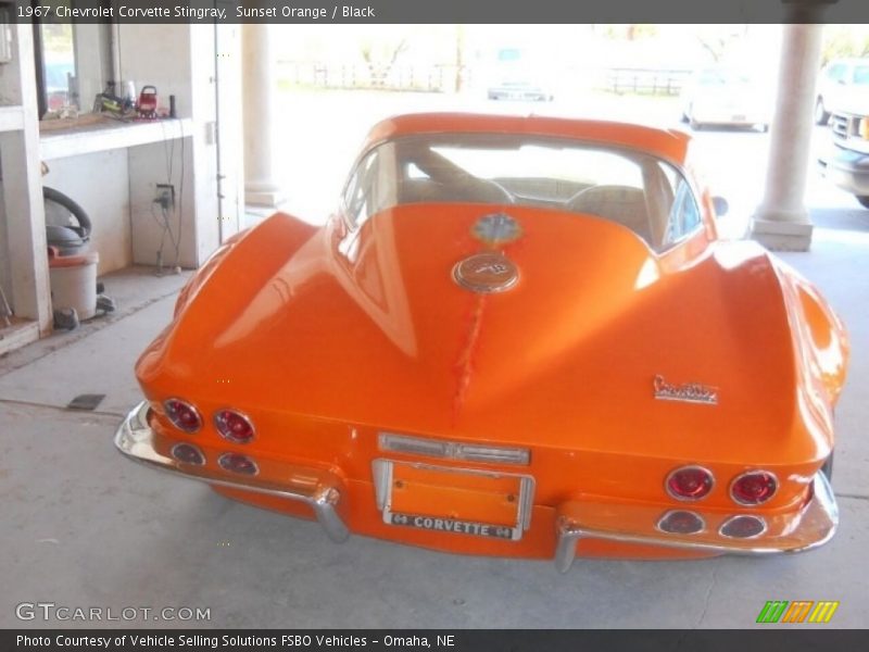 Sunset Orange / Black 1967 Chevrolet Corvette Stingray