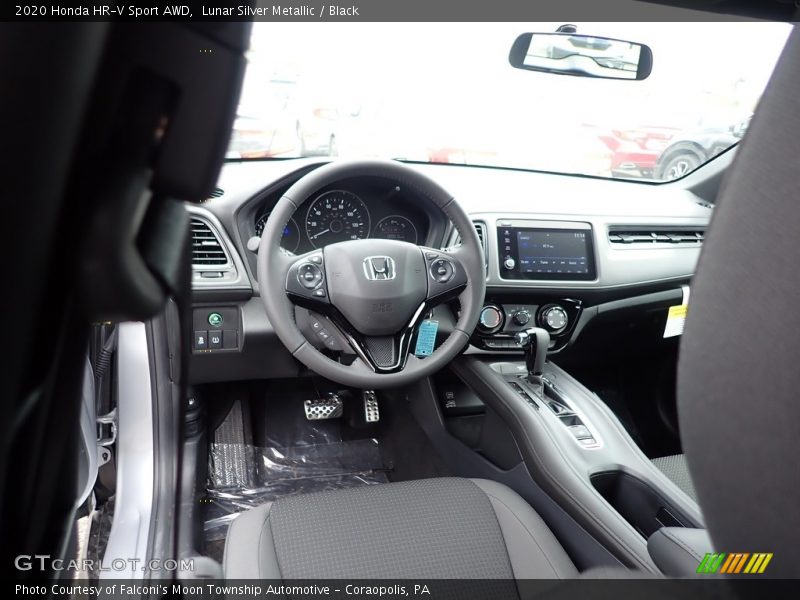 Lunar Silver Metallic / Black 2020 Honda HR-V Sport AWD