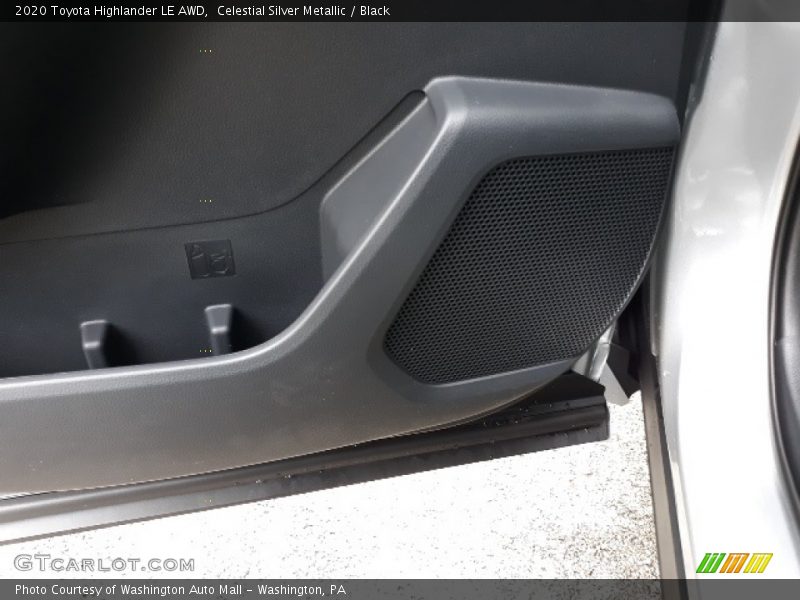 Celestial Silver Metallic / Black 2020 Toyota Highlander LE AWD