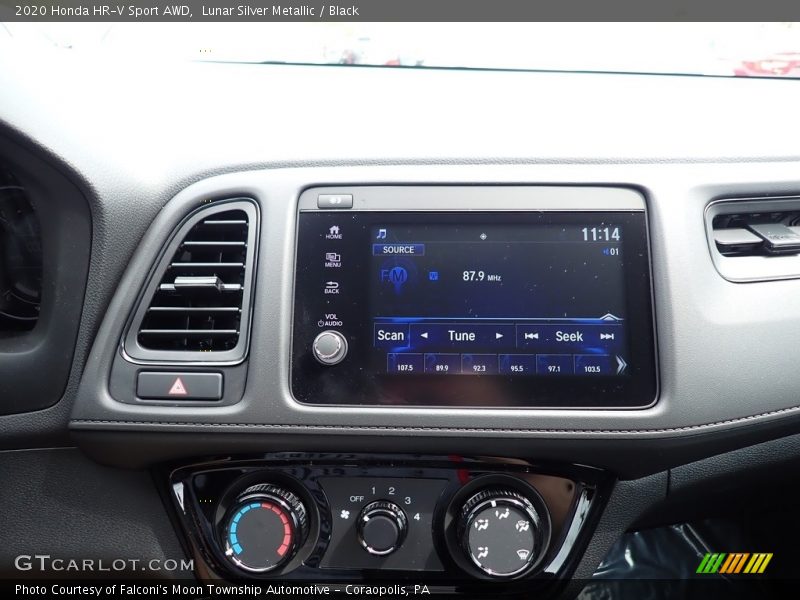 Lunar Silver Metallic / Black 2020 Honda HR-V Sport AWD