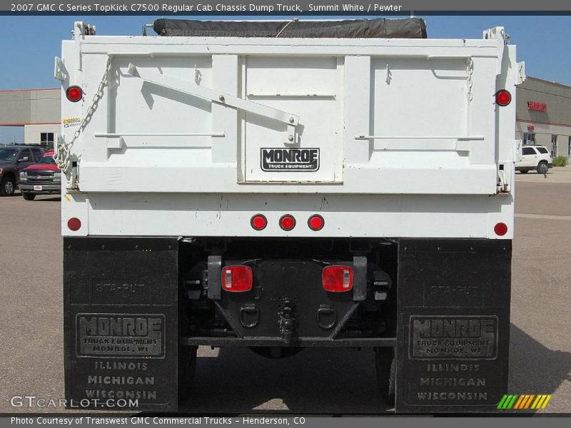 Summit White / Pewter 2007 GMC C Series TopKick C7500 Regular Cab Chassis Dump Truck