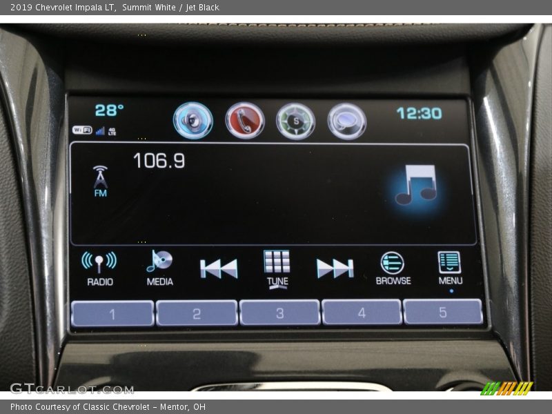 Summit White / Jet Black 2019 Chevrolet Impala LT