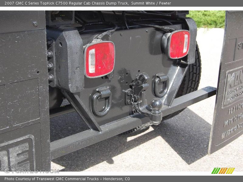 Summit White / Pewter 2007 GMC C Series TopKick C7500 Regular Cab Chassis Dump Truck