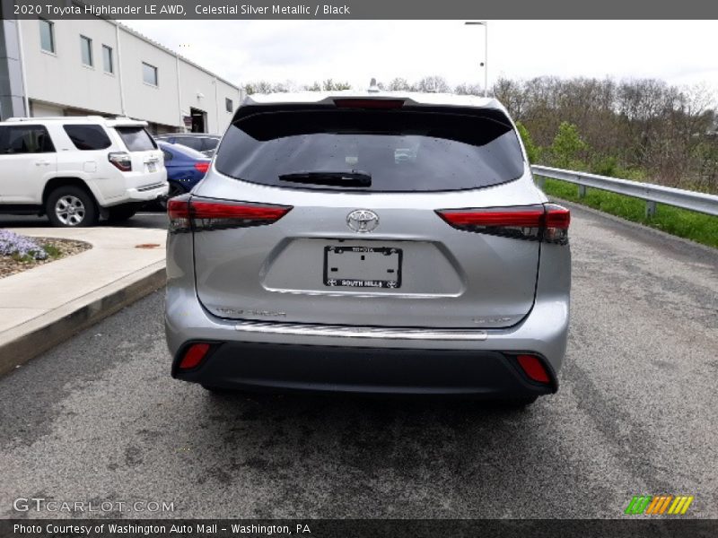 Celestial Silver Metallic / Black 2020 Toyota Highlander LE AWD