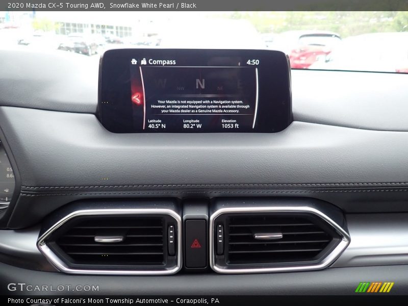 Snowflake White Pearl / Black 2020 Mazda CX-5 Touring AWD