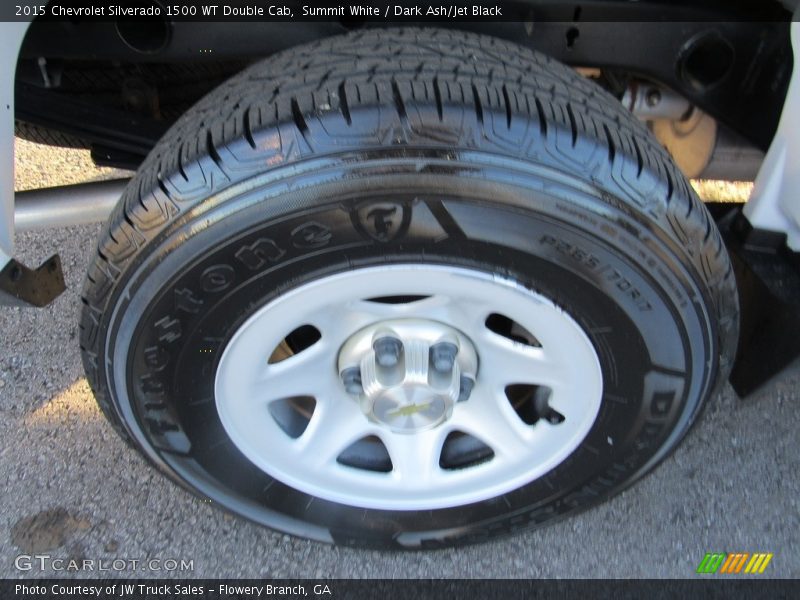 Summit White / Dark Ash/Jet Black 2015 Chevrolet Silverado 1500 WT Double Cab