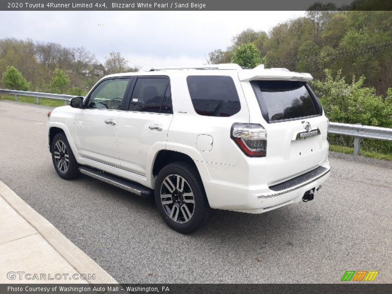 Blizzard White Pearl / Sand Beige 2020 Toyota 4Runner Limited 4x4