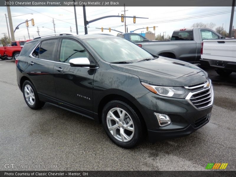 Nightfall Gray Metallic / Jet Black 2020 Chevrolet Equinox Premier