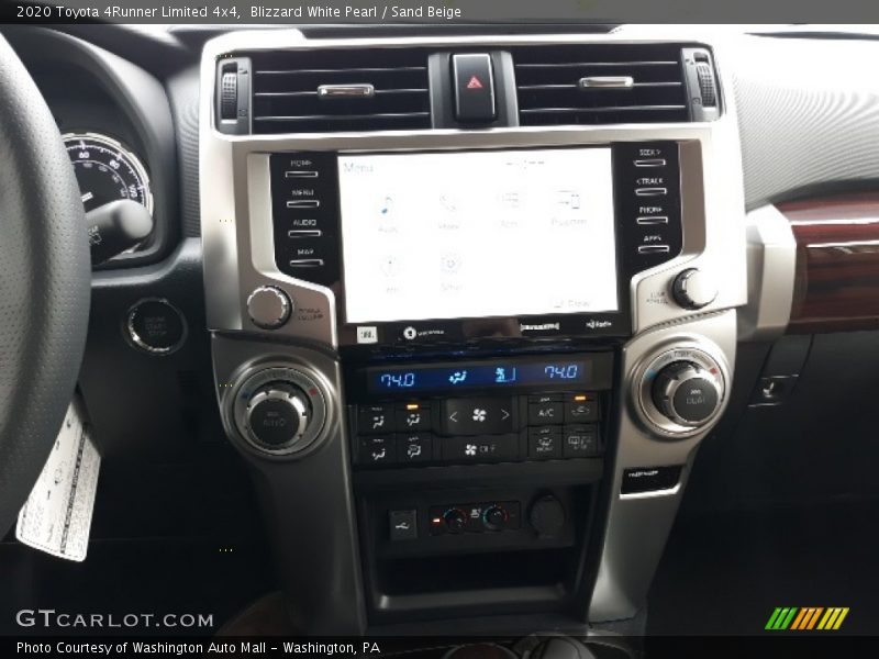 Blizzard White Pearl / Sand Beige 2020 Toyota 4Runner Limited 4x4
