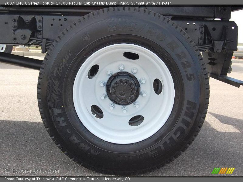 Summit White / Pewter 2007 GMC C Series TopKick C7500 Regular Cab Chassis Dump Truck