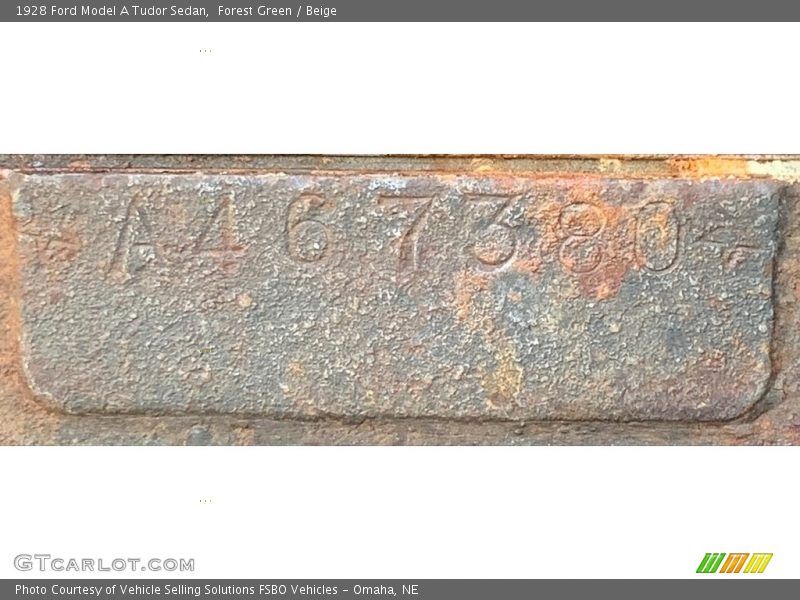 Forest Green / Beige 1928 Ford Model A Tudor Sedan