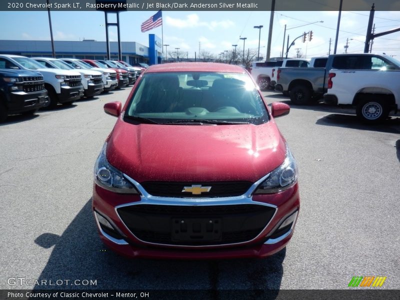 Raspberry Metallic / Jet Black/Dark Anderson Silver Metallic 2020 Chevrolet Spark LT