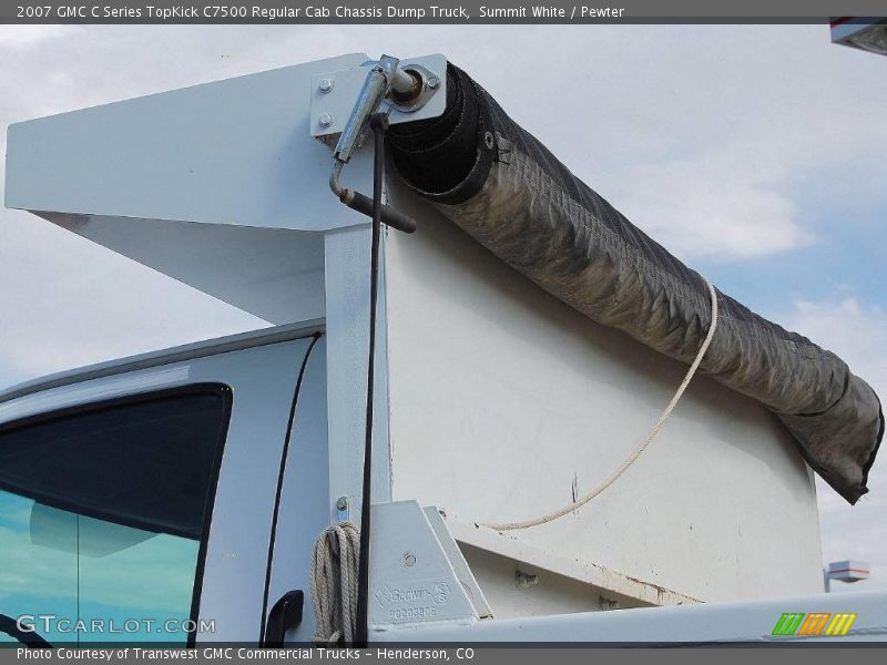 Summit White / Pewter 2007 GMC C Series TopKick C7500 Regular Cab Chassis Dump Truck