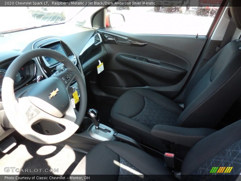 Raspberry Metallic / Jet Black/Dark Anderson Silver Metallic 2020 Chevrolet Spark LT