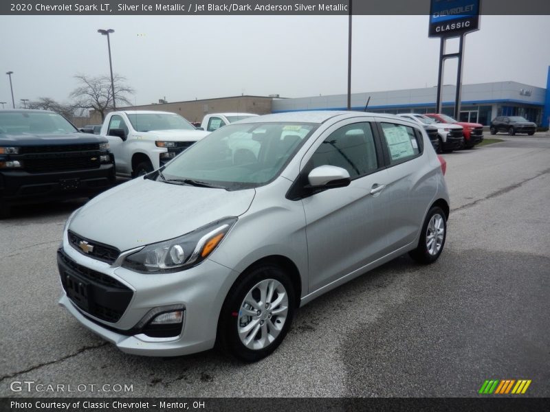Silver Ice Metallic / Jet Black/Dark Anderson Silver Metallic 2020 Chevrolet Spark LT