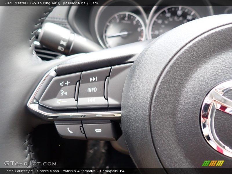 Jet Black Mica / Black 2020 Mazda CX-5 Touring AWD