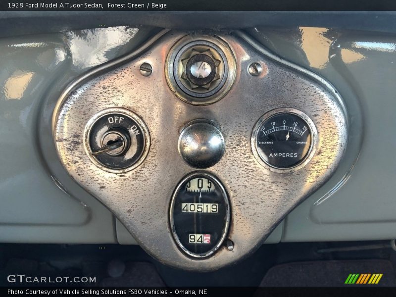  1928 Model A Tudor Sedan Tudor Sedan Gauges