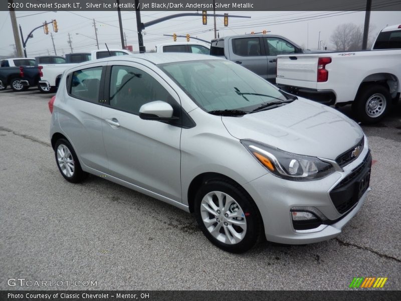 Silver Ice Metallic / Jet Black/Dark Anderson Silver Metallic 2020 Chevrolet Spark LT