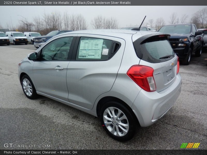 Silver Ice Metallic / Jet Black/Dark Anderson Silver Metallic 2020 Chevrolet Spark LT