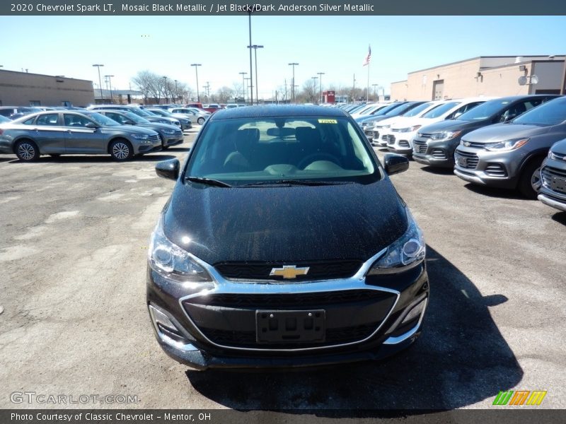 Mosaic Black Metallic / Jet Black/Dark Anderson Silver Metallic 2020 Chevrolet Spark LT