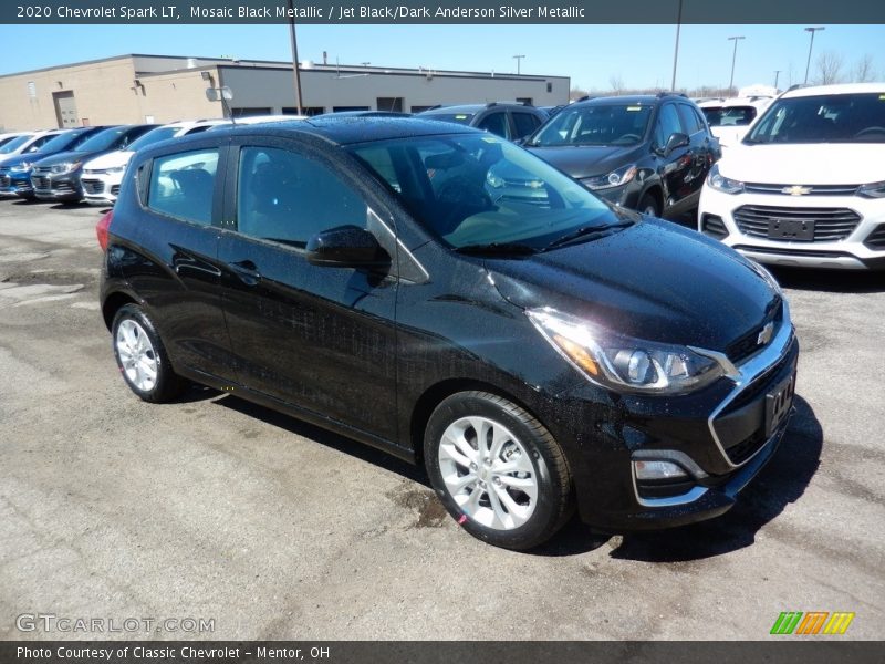Mosaic Black Metallic / Jet Black/Dark Anderson Silver Metallic 2020 Chevrolet Spark LT